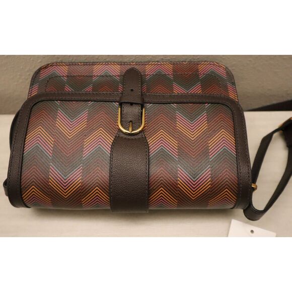 Fossil ZB11089998 Harlow Multi Print Zoey Large Flap Crossbody Bag Purse - Picture 12 of 16